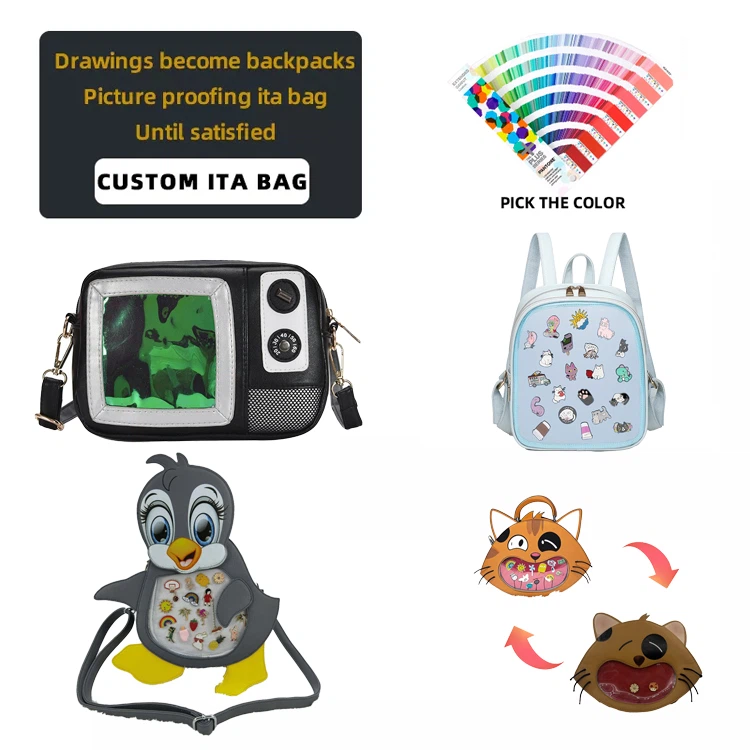 Bagiau ita wedi'u brodio â llaw